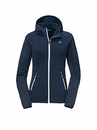 SCHÖFFEL | Chaqueta polar de mujer Lodron L con capucha | dunkelblau